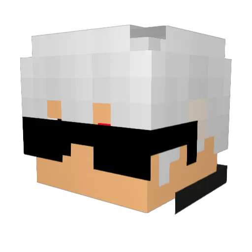 Ray_XD Minecraft avatar head, 3D render