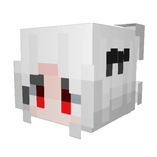Ray_lalaland Minecraft avatar head, 3D render