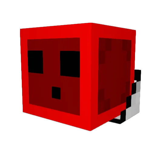 Rayado50 Minecraft avatar head, 3D render