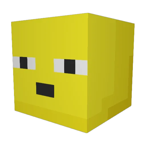 RayanLie Minecraft avatar head, 3D render