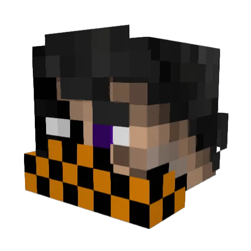 Rayan_eo1 Minecraft avatar head, 3D render