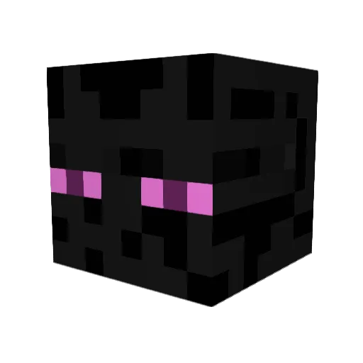 Rayankira Minecraft avatar head, 3D render