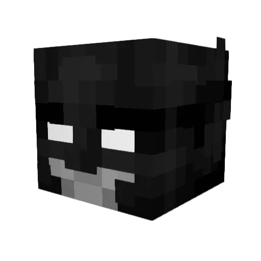RayenKuyen Minecraft avatar head, 3D render