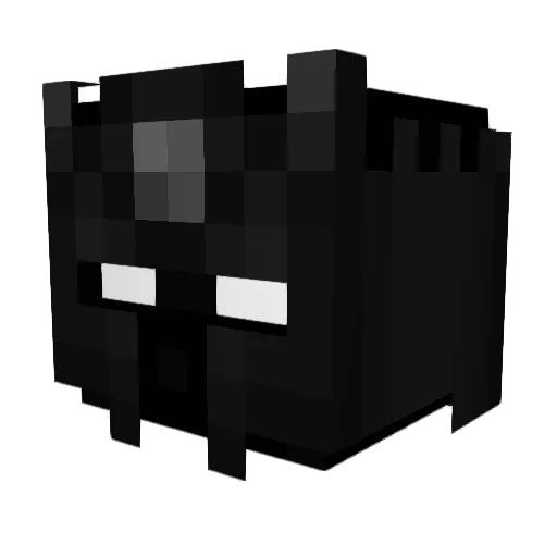 Raygasm Minecraft avatar head, 3D render