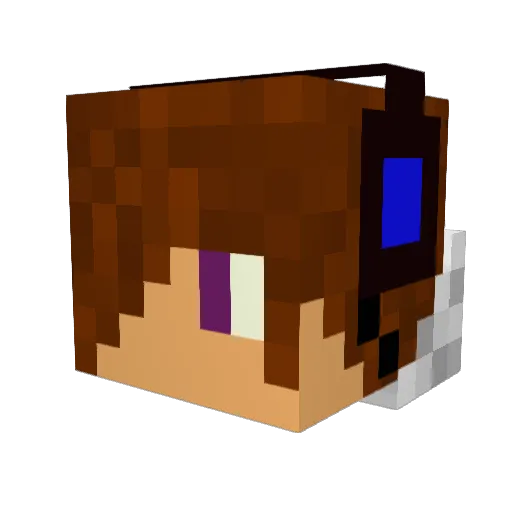 Rayhaan1 Minecraft avatar head, 3D render