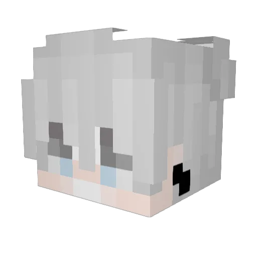 Rayhi00 Minecraft avatar head, 3D render