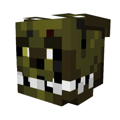 Raykovich Minecraft avatar head, 3D render