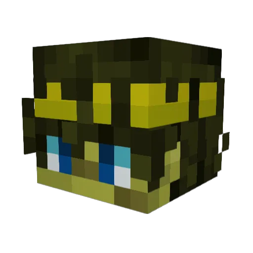 Raylambent Minecraft avatar head, 3D render