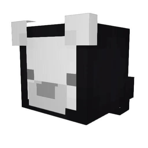 Raylorton Minecraft avatar head, 3D render
