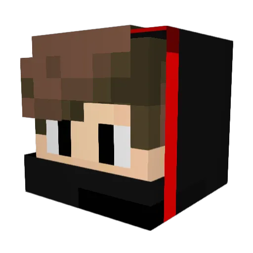 Raylwen_Gaming Minecraft avatar head, 3D render