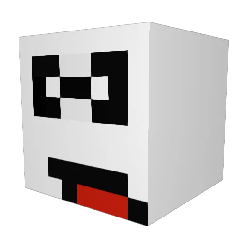 Rayman5000 Minecraft avatar head, 3D render