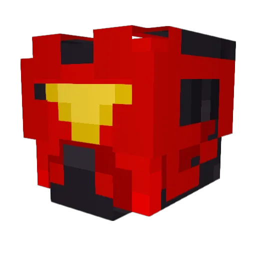 RaymanVR Minecraft avatar head, 3D render
