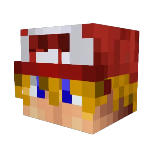 Raymaster912 Minecraft avatar head, 3D render