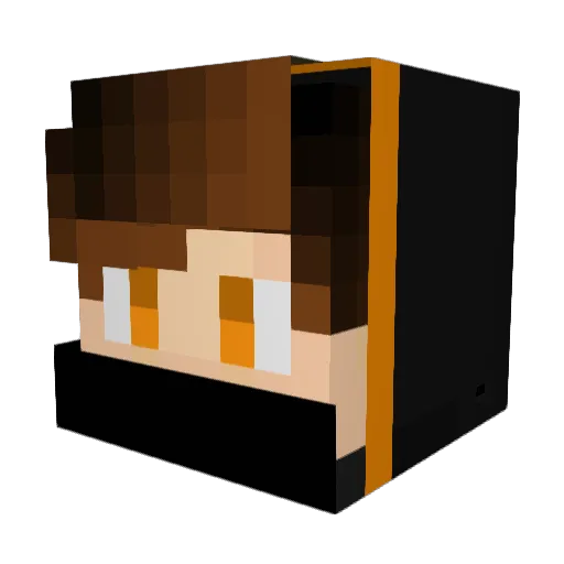 Raymond265 Minecraft avatar head, 3D render