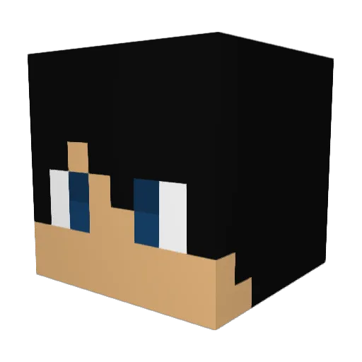 RaymondMak Minecraft avatar head, 3D render