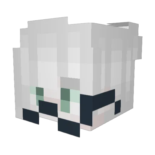 RaymondThor Minecraft avatar head, 3D render