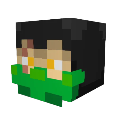 Raymond_Pompeii Minecraft avatar head, 3D render