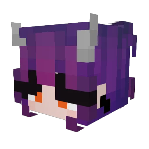 RaynedropVT Minecraft avatar head, 3D render