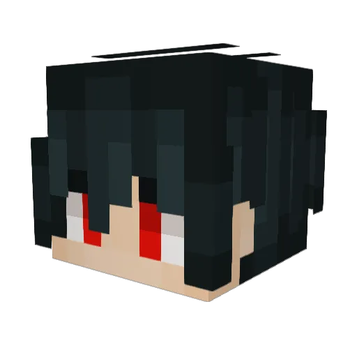 Rayner39 Minecraft avatar head, 3D render