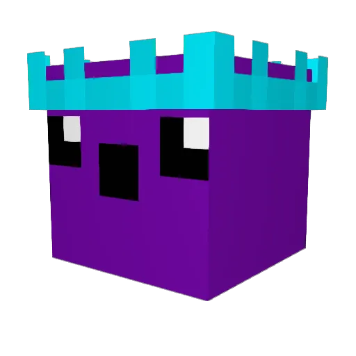 Rayno_de Minecraft avatar head, 3D render