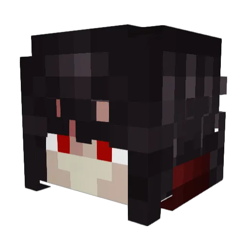 RaynorLP Minecraft avatar head, 3D render