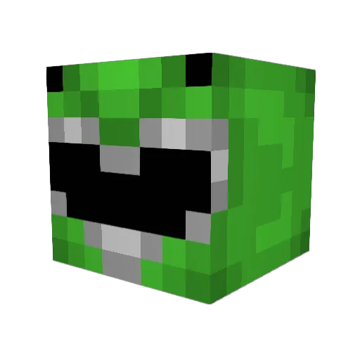 RayoMacuik Minecraft avatar head, 3D render
