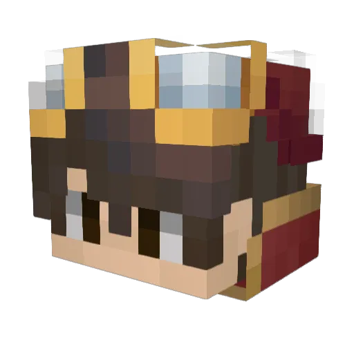 Rayo_s Minecraft avatar head, 3D render