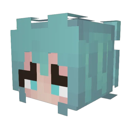 Raysam525 Minecraft avatar head, 3D render
