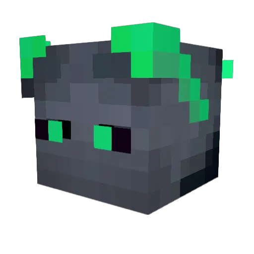 Rayster__ Minecraft avatar head, 3D render