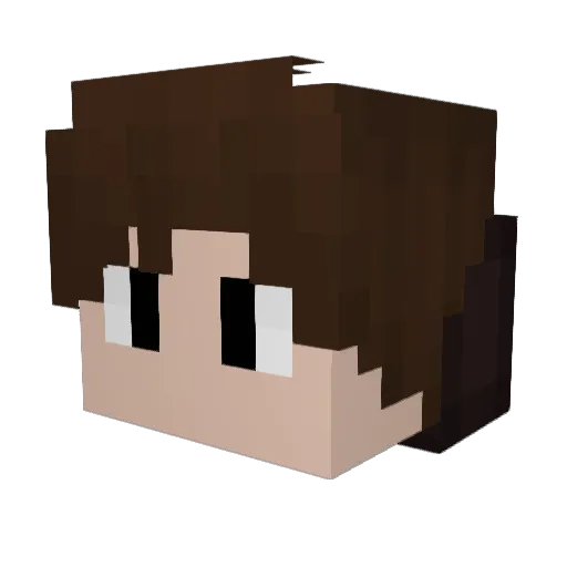RaytheExplorer Minecraft avatar head, 3D render