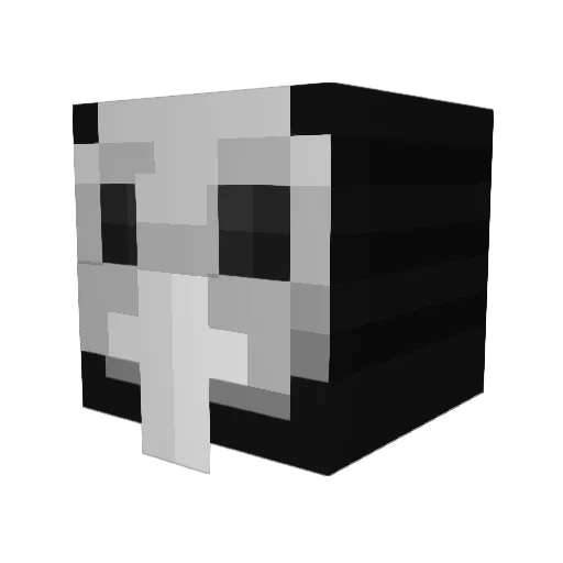 RaythePlague Minecraft avatar head, 3D render