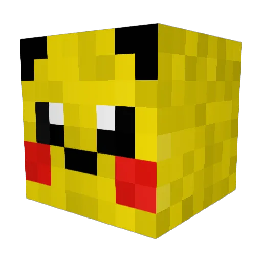 Rayvelynd Minecraft avatar head, 3D render