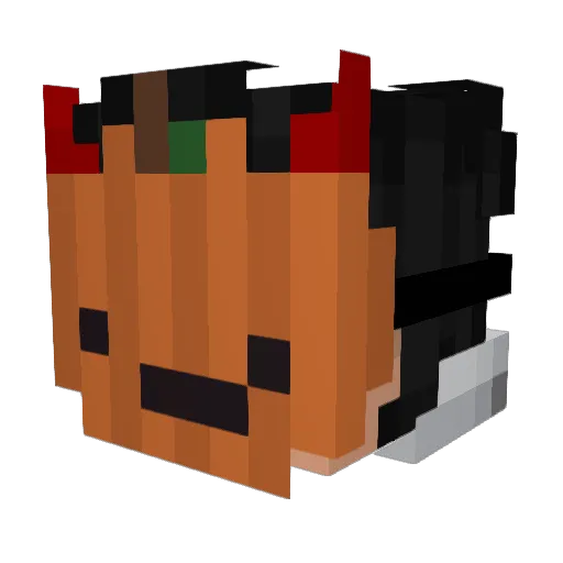 Rayvex_ Minecraft avatar head, 3D render