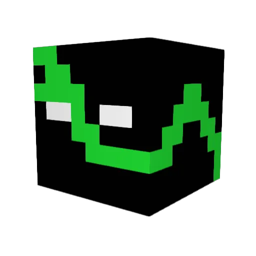 RazDk Minecraft avatar head, 3D render