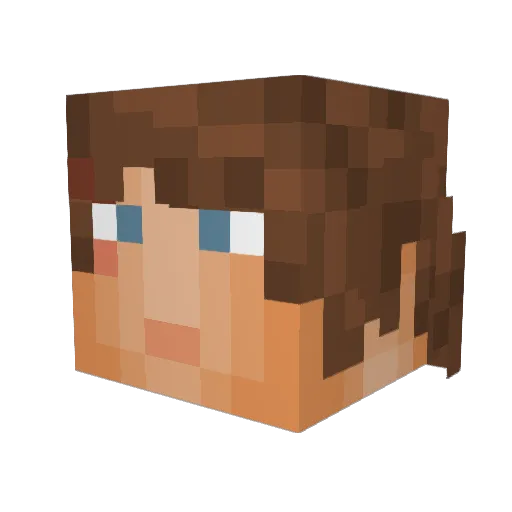 Razam1999 Minecraft avatar head, 3D render