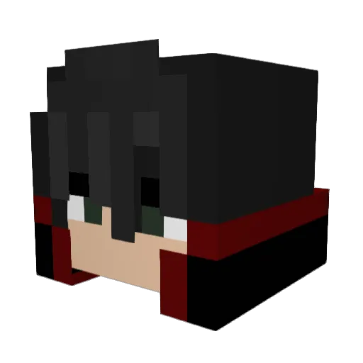 Razambuja Minecraft avatar head, 3D render