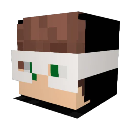 Razar_Razar Minecraft avatar head, 3D render