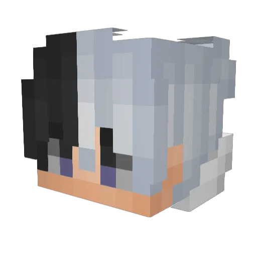 Razardous Minecraft avatar head, 3D render