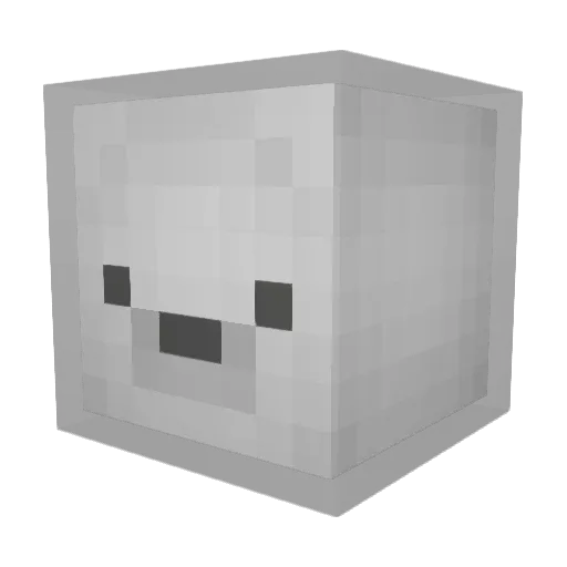 RazberryTech Minecraft avatar head, 3D render