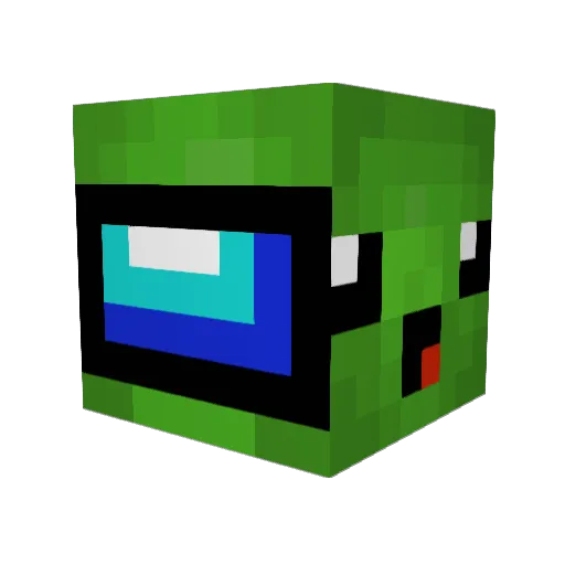 Raze_4life Minecraft avatar head, 3D render