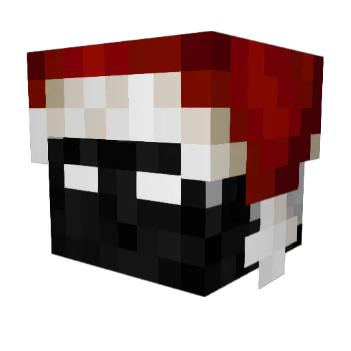 RazerCat4445 Minecraft avatar head, 3D render