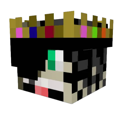 Razerkiller21 Minecraft avatar head, 3D render