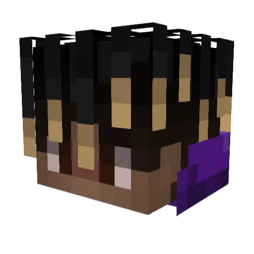 Razerzone Minecraft avatar head, 3D render