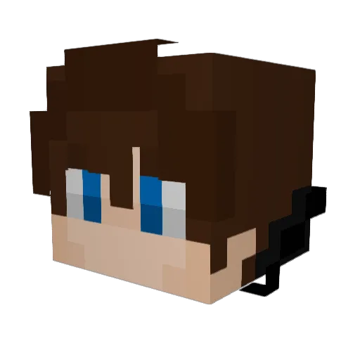 Razgriz108 Minecraft avatar head, 3D render