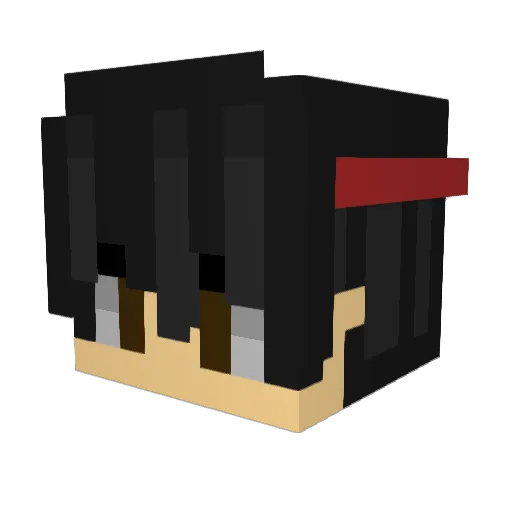RaziRazerrr Minecraft avatar head, 3D render