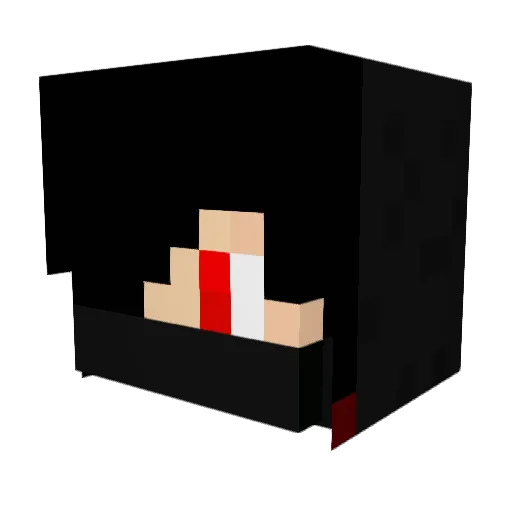 RaziaMvP Minecraft avatar head, 3D render