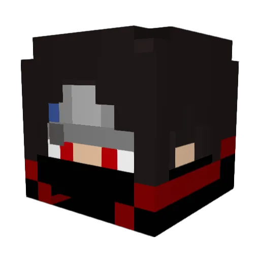 RazielSol Minecraft avatar head, 3D render