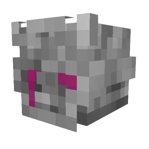 RazleDazlee Minecraft avatar head, 3D render