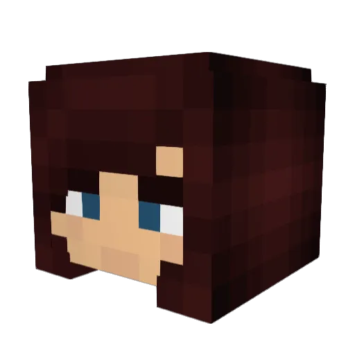 Razmuhtazz Minecraft avatar head, 3D render