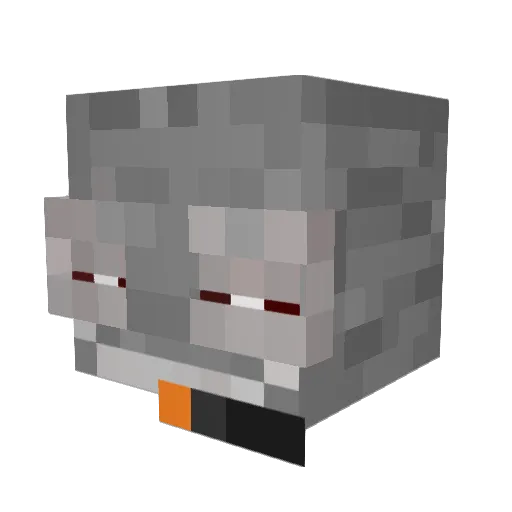 Razo718 Minecraft avatar head, 3D render